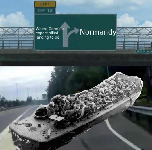 Pas de calais vs normandy